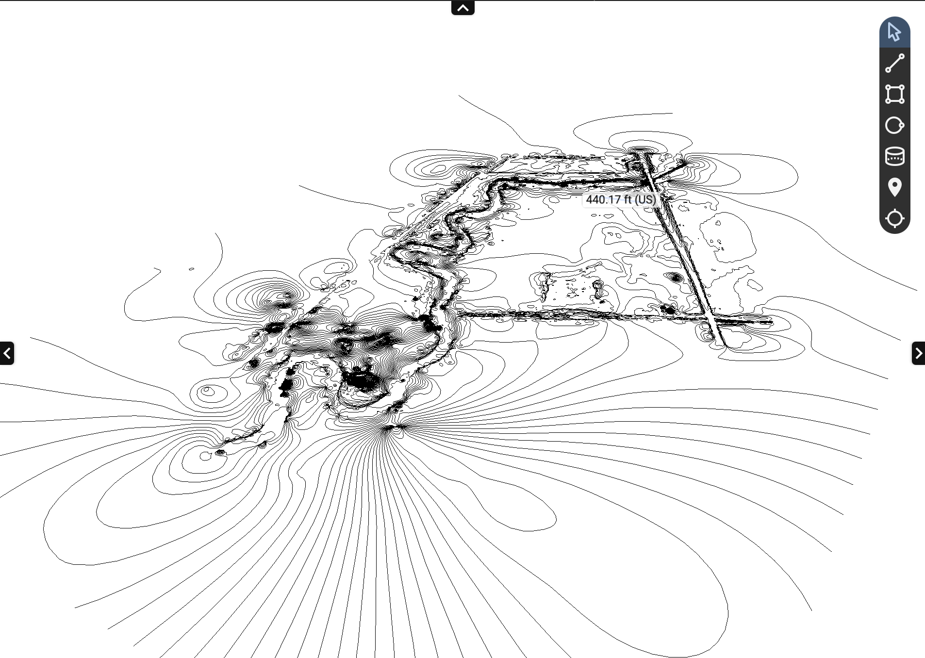 Topographic Contours deliverable sample